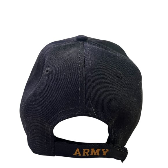 US Army SGM Retired Veteran Hat Vet Cap Embroidery Black Adjustable Strap USA - Picture 3 of 4